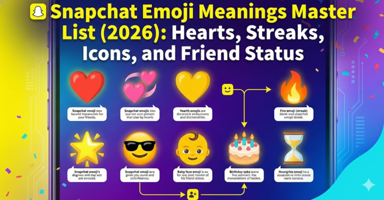 Snapchat Emoji Meanings Master List