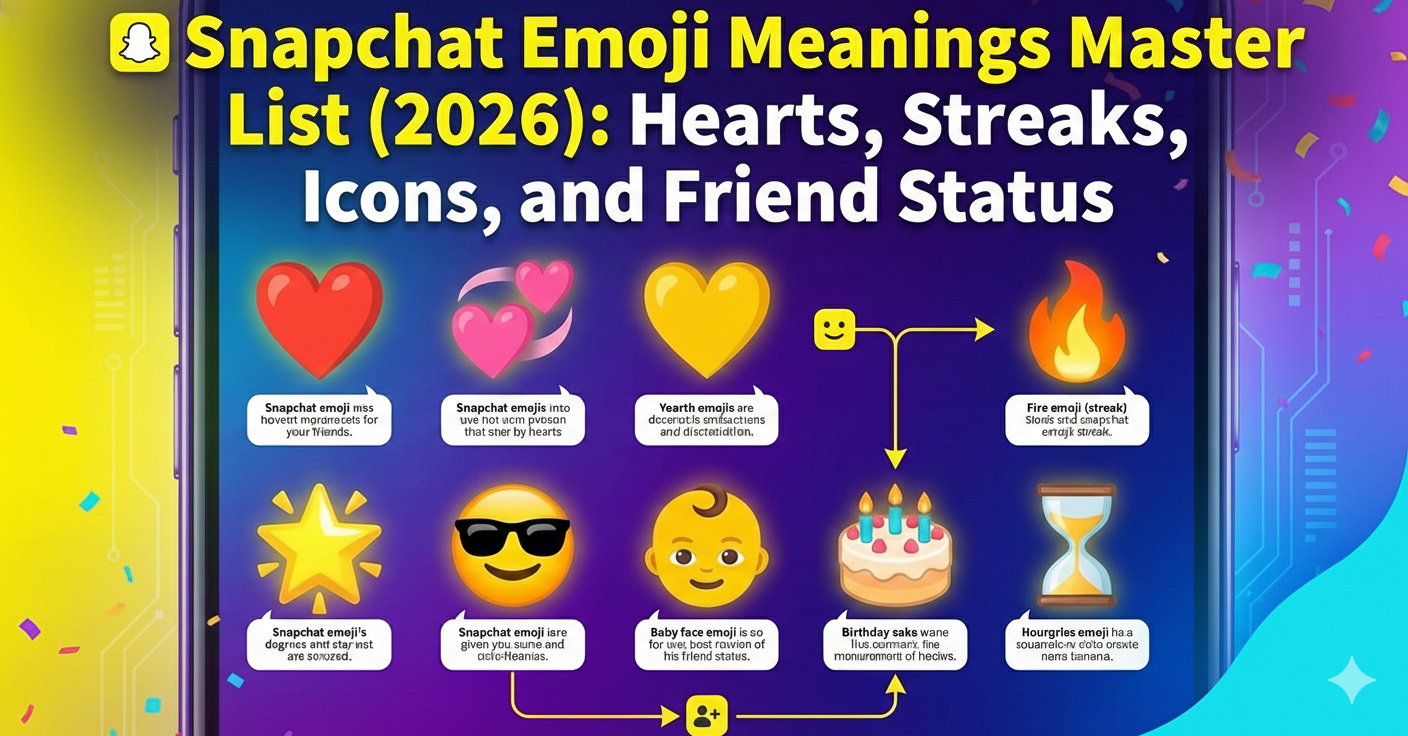 Snapchat Emoji Meanings Master List